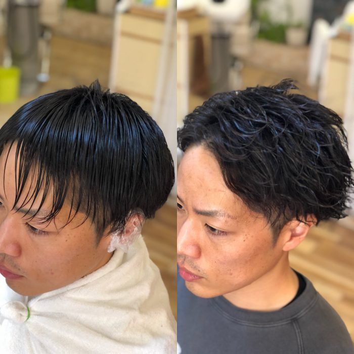 大人気 ツイストスパイラルパーマ センターパートも決まる Frei フライ 大阪 梅田の美容室