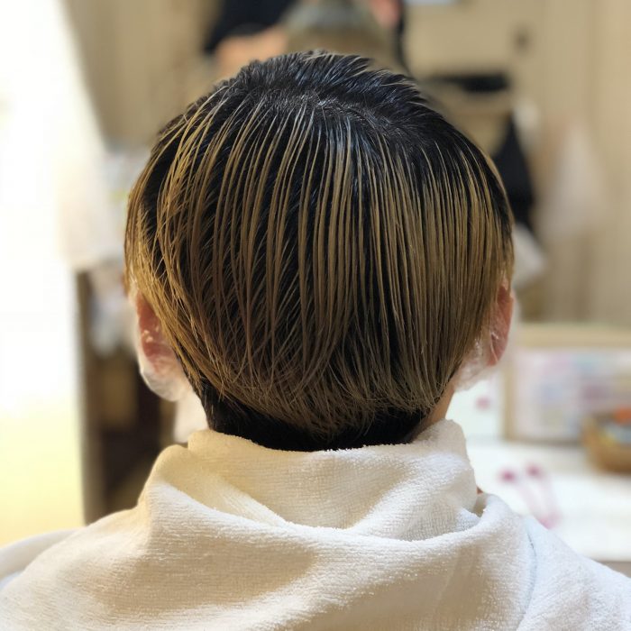 ブリーチ2回の髪にスパイラルパーマ！！ frei（フライ）｜大阪 梅田の美容室