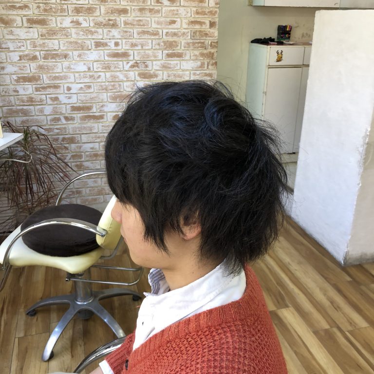 髪が細い、ボリュームが出ない！そんな方でもウルフヘアのメンズパーマでかっこよく！ frei（フライ）｜大阪 梅田の美容室