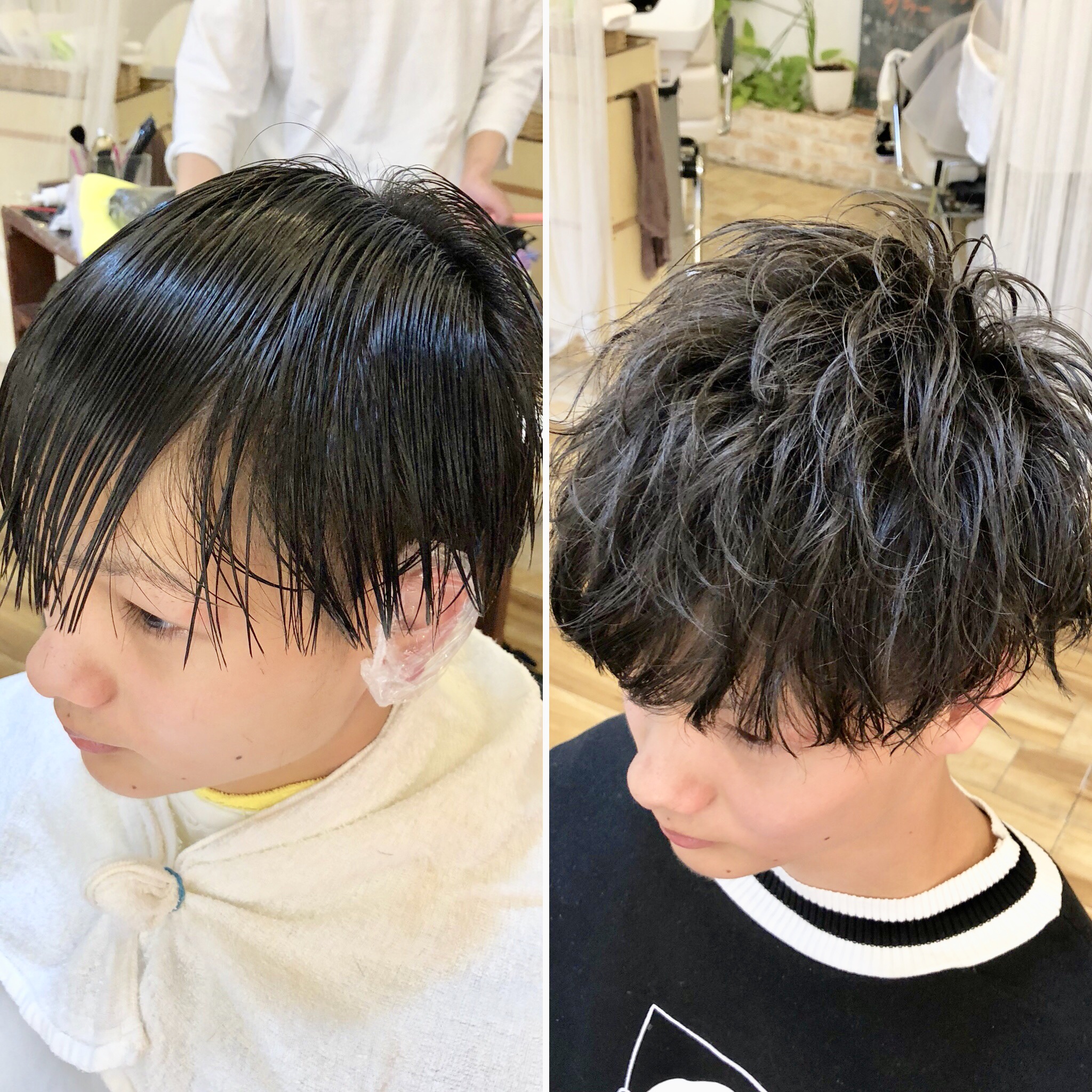メンズパーマ 髪が細く直毛でペタッとする髪質 Frei フライ 大阪 梅田の美容室