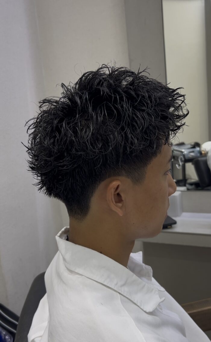 スパイキーショートピンパーマ | frei（フライ）｜大阪 梅田の美容室
